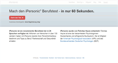 Desktop Screenshot of ipersonic.de
