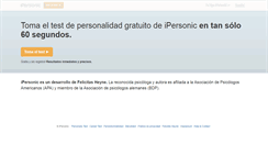 Desktop Screenshot of ipersonic.es